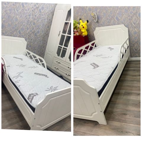 İşlənmiş, Təknəfərlik çarpayı, Bazasız, Matras ilə, Siyirməsiz, Türkiyə — Bakı