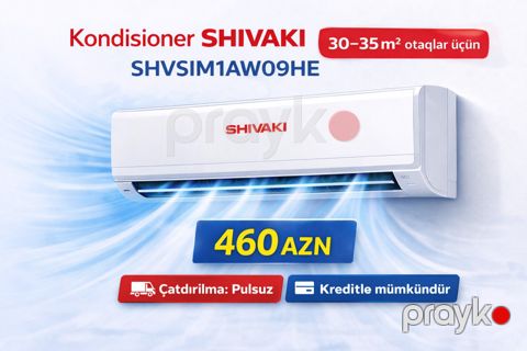 Kondisioner "Shivaki SHVSIM1AW09HE" — Bakı