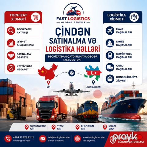 Çindən Azərbaycana logistika xidməti — Bakı