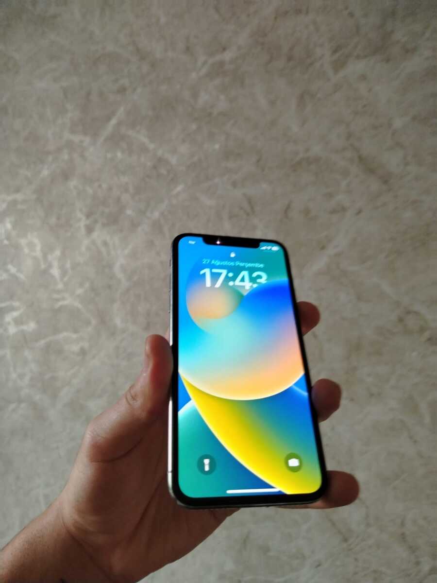 Apple iPhone X Silver 64GB/3GB — Smartfonlar, Bakı (2)