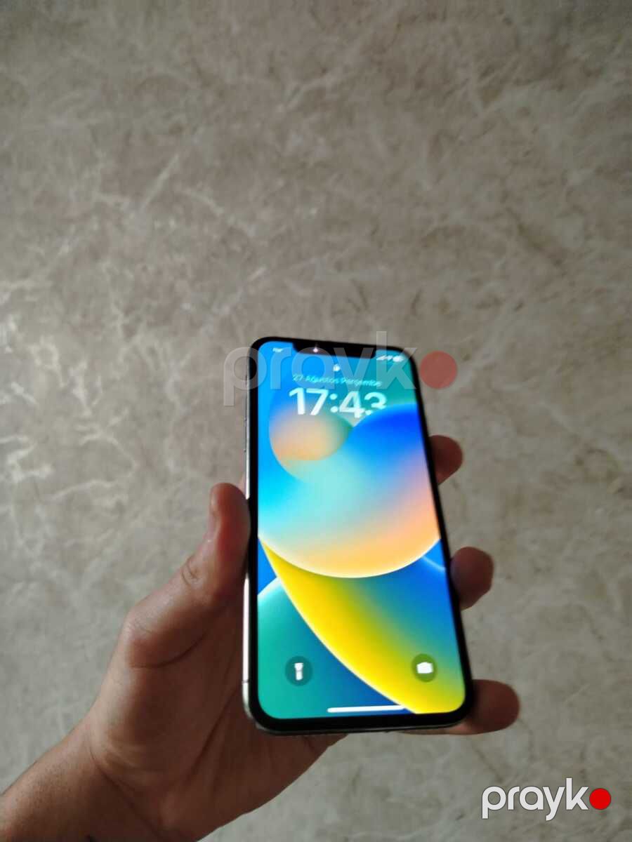 Apple iPhone X Silver 64GB/3GB — Smartfonlar, Bakı (2)