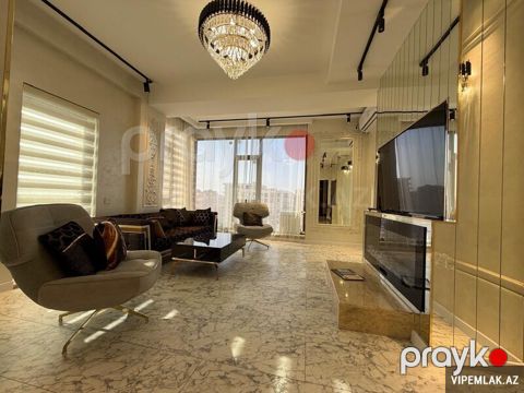 Nərimanov rayonunda 4 otaqlı Yeni tikili Kirayə verilir, 150 m²