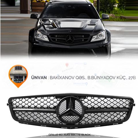 "Mercedes W204 C63 AMG" radiator barmaqlığı — Bakı