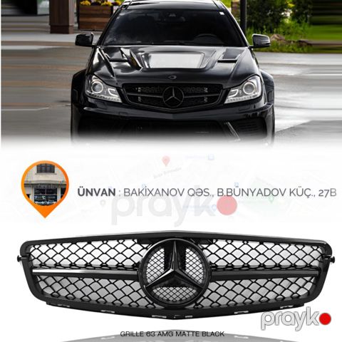 "Mercedes W204 C63 AMG" radiator barmaqlığı
