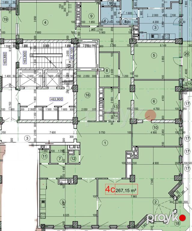 Satılır 5 otaqlı yeni tikili 267 m² — Mənzil, Bakı (2)