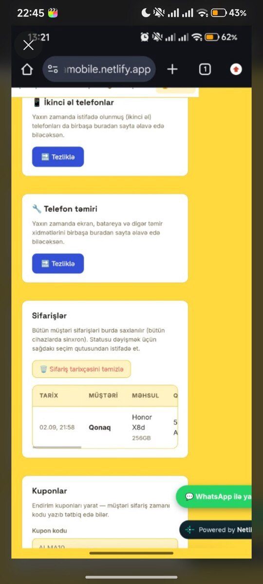 Hazır vebsayt — Reklama, IT, marketing, Bakı (5)