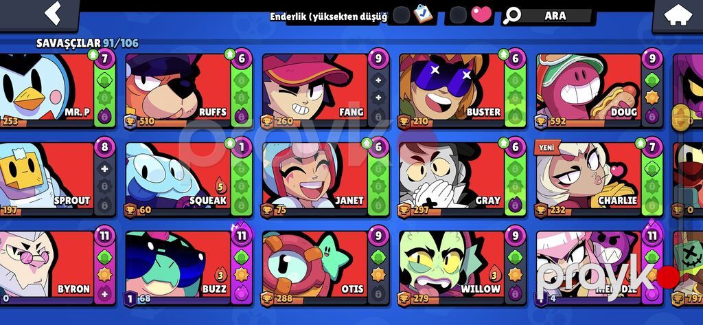 Brawl Stars oyun hesabı - Kupa: 47,601 - Seviyyə: 22, XP 175/950 — Şəxsi əşyalar, Bakı (3)