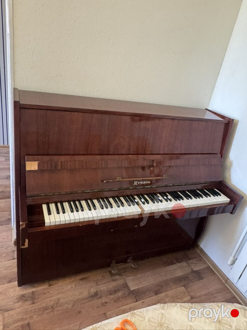 Upright piano – “Неваль” markalı - Korpus: tünd qəhvəyi laklı ağac — Pianino və digər klaviş alətləri, Bakı (2)