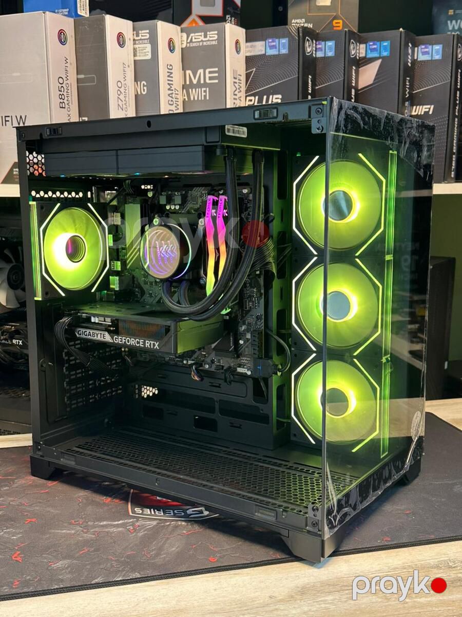 Gaming PC RTX 5060 8GB Ryzen 5 9600X 16GB DDR5 6000 MHZ 1TB Nvme M.2 SSD — Masaüstü kompüterlər, Bakı (2)