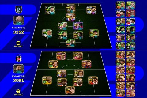 EFootball hesabı/squad satışı – yüksək reytinqli iki komanda quruluşu — Gəncə