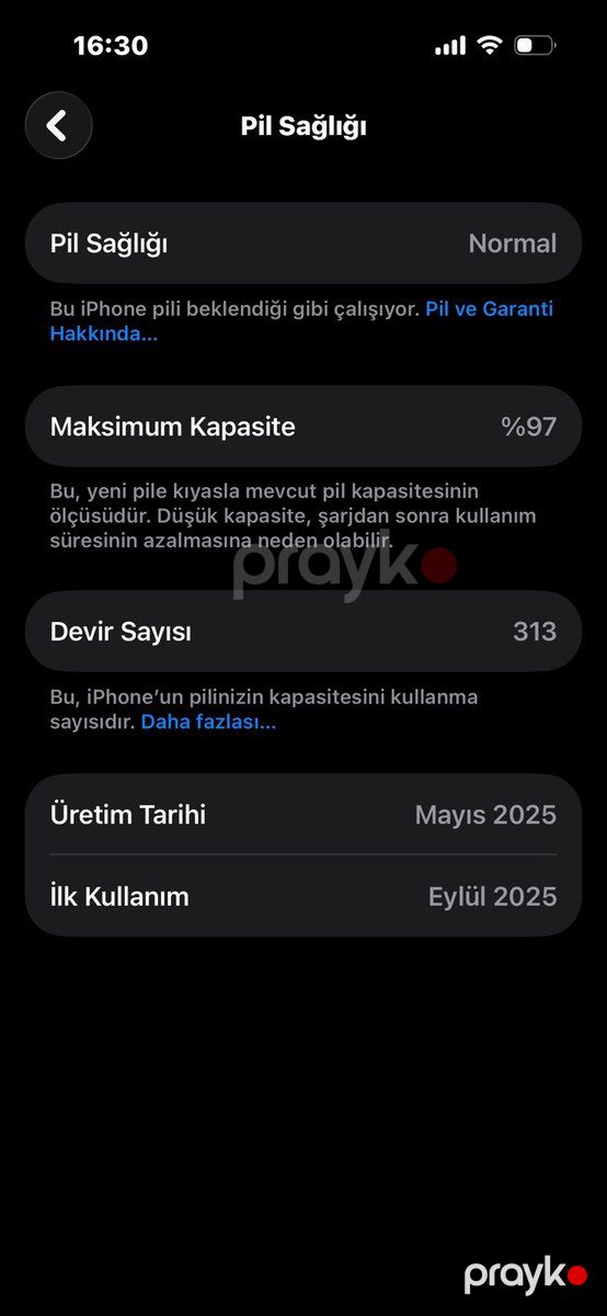 Apple iPhone 16 Ultramarine 128GB/8GB — Smartfonlar, Bakı (7)
