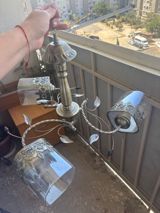 Çılçıraq, 3 lampa, Metal — Tavan lampaları və çilçıraqlar