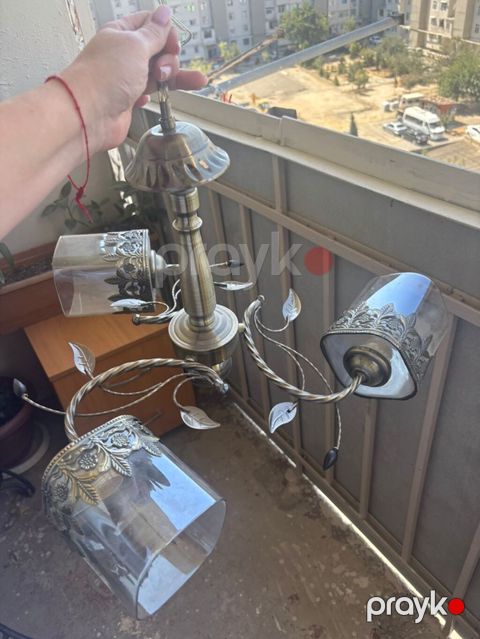 Çılçıraq, 3 lampa, Metal — Bakı