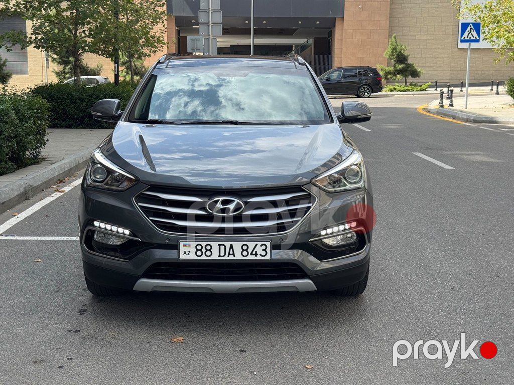 Hyundai Santa Fe, 2.0 L, 2017 il, 185 000 km — Avtomobillər, Bakı (5)