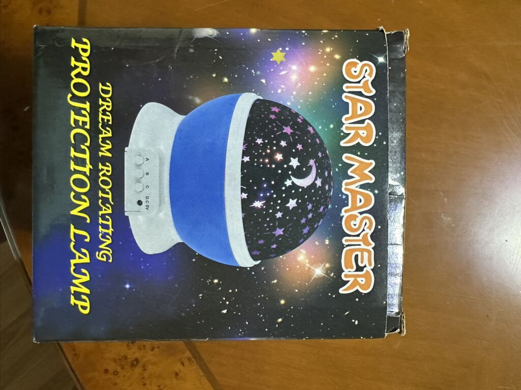 Star Master – Dream Rotating Projection Lamp - Ulduz və ay naxışlı — Proyektor, Digah (3)