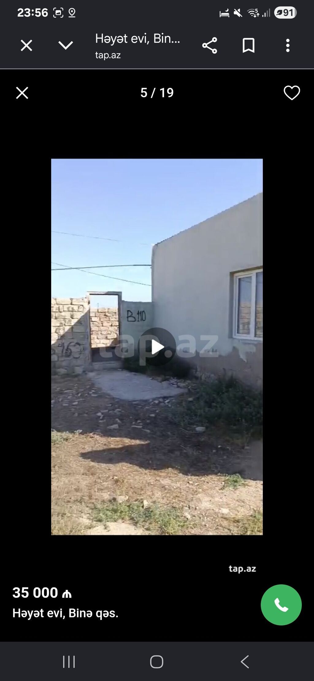 Binə 3 otaqlı, 55 kv. m — Ev, villa, Bakı (5)