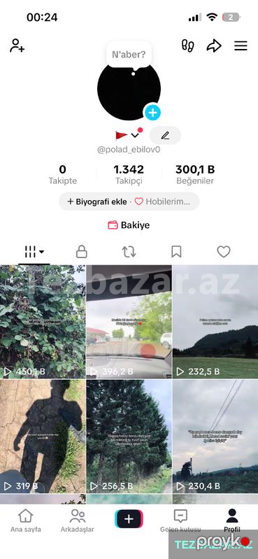 Tiktok Hesabı — Astara