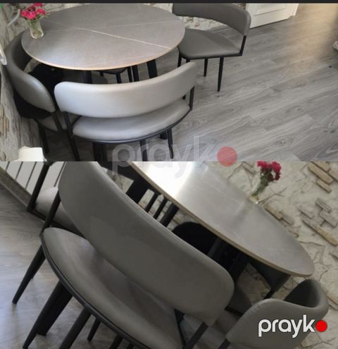 dairevi açılan masa ve 4 stulu 380 azn satılır Bine AFA 0681 — Bakı