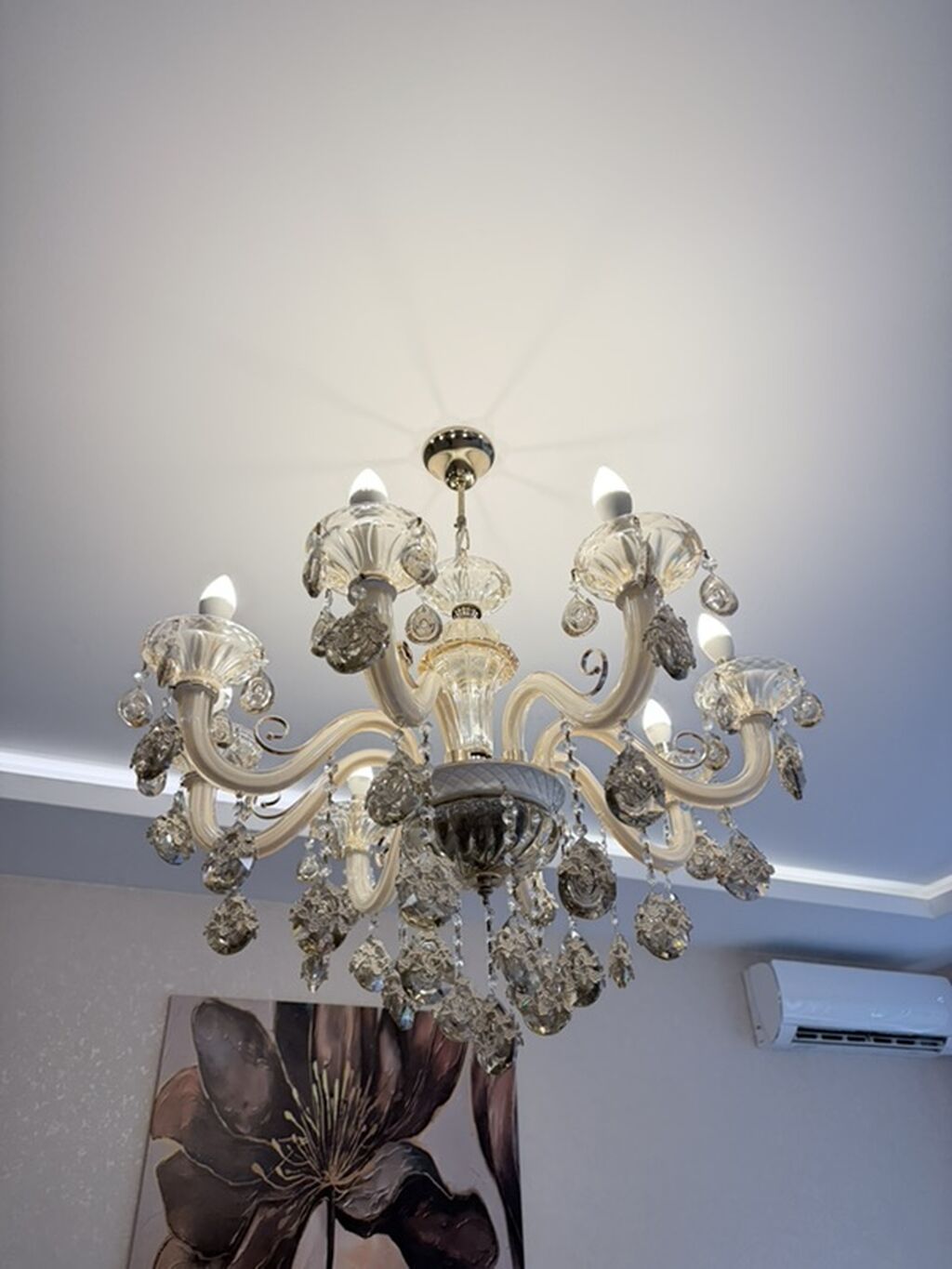Çılçıraq, 8 lampa, Şüşə — Tavan is?qlar? v? cilc?raqlar, Bakı (3)
