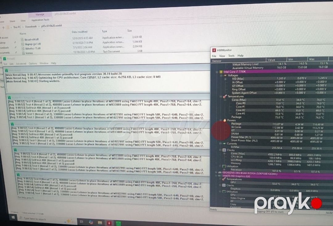Ana plata ASRock Z170 Pro4S + 7700k + 212 EVO Combo — Kompüterlər və noutbuklar, Bakı (4)