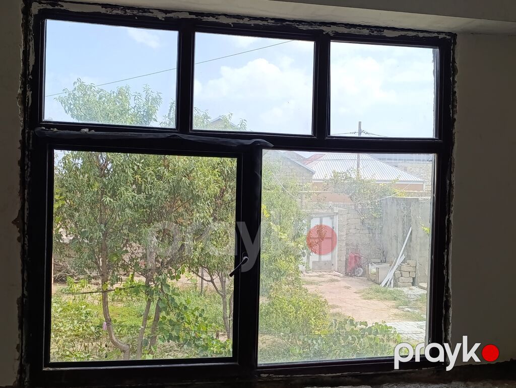 PVC pəncərə çərçivələri – ikitərəfli açılan orta qollu sistem — Pəncərələr, qapılar, balkonlar, Bakı (2)