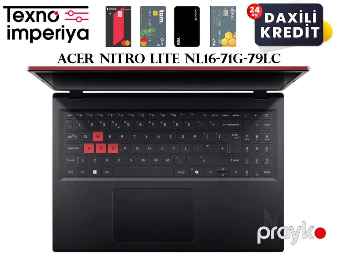Acer Nitro Lite NL16-71G-79LC NH.D2AER.003 — Noutbuklar, Bakı (3)