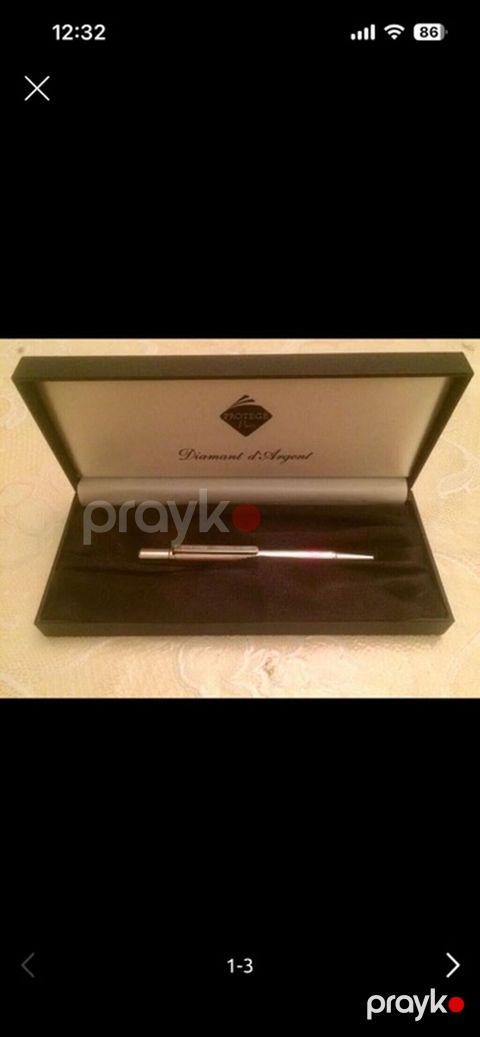Qələm Franciya istehsalı firma "Diamont d Argent Protege" Gümüş 925 — Bakı
