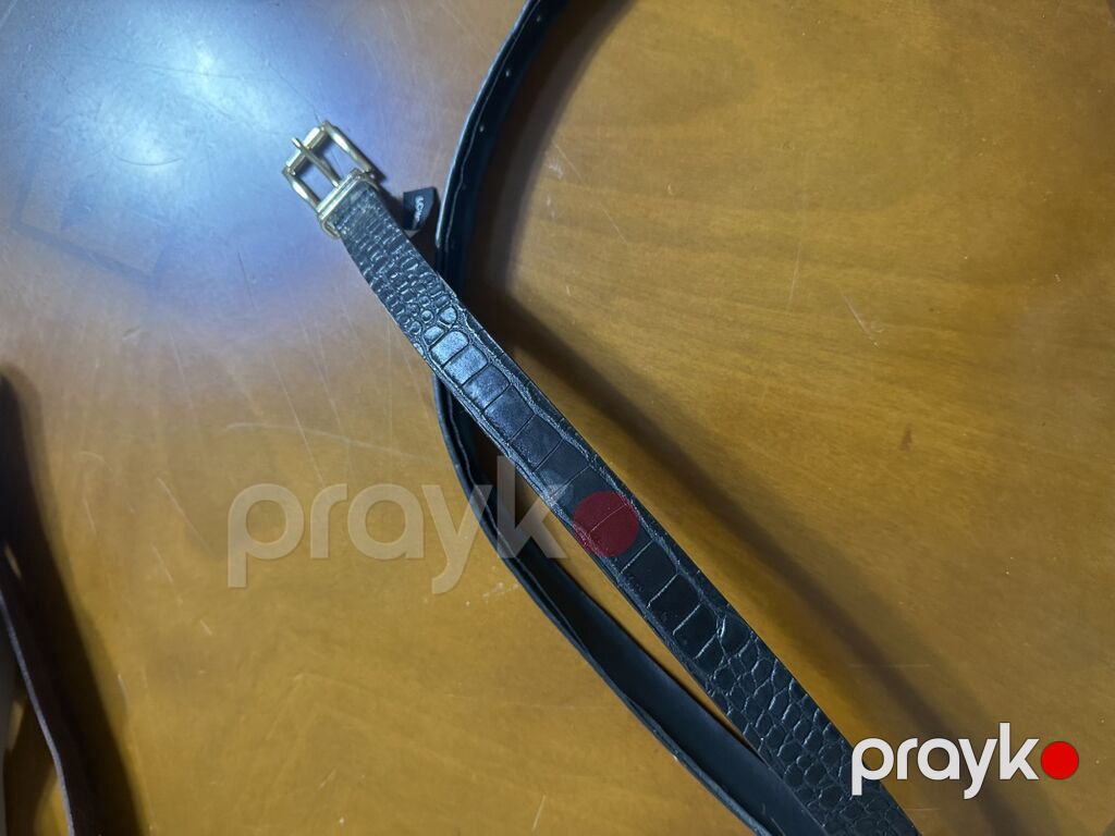Ralph Lauren Polo kəməri – açıq mavi rəng - Material: hamar teksturalı — Kəmər, Digah (10)