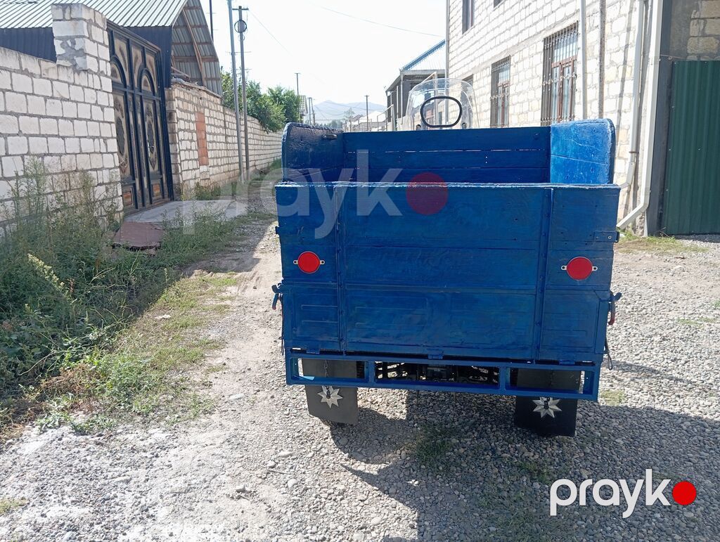 Yükdaşıma üçün üçtəkərli motoqoşqu - Konstruksiya: Öndə skuterlə — Mopedlər və skuterlər, Ağstafa (3)