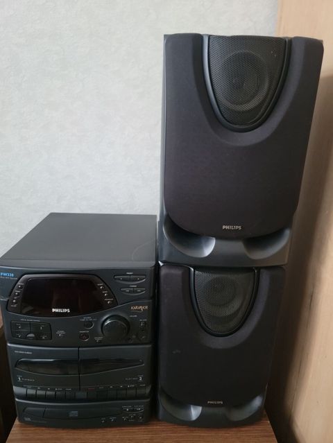 Philips FW330 aux radio iştiyir vintage mərkəz — Bakı