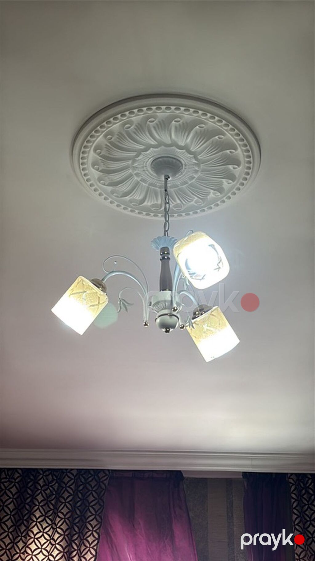 Çılçıraq, 3 lampa, Metal — Tavan is?qlar? v? cilc?raqlar, Bakı (2)