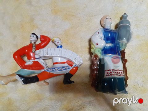 Статуэтка фарфор украинский танец — Bakı