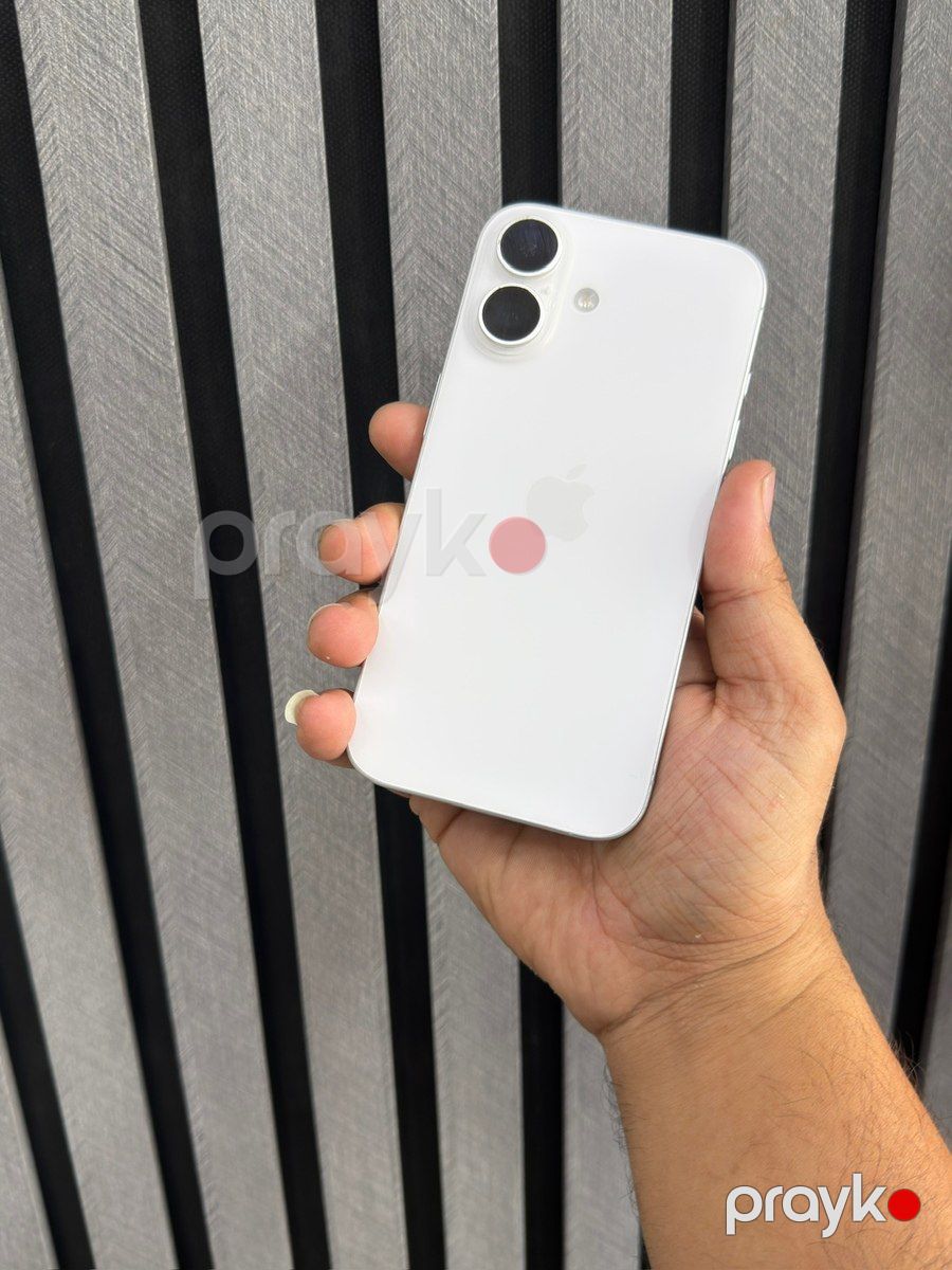 Apple iPhone 16 White 128GB/8GB — Smartfonlar, Bakı (3)