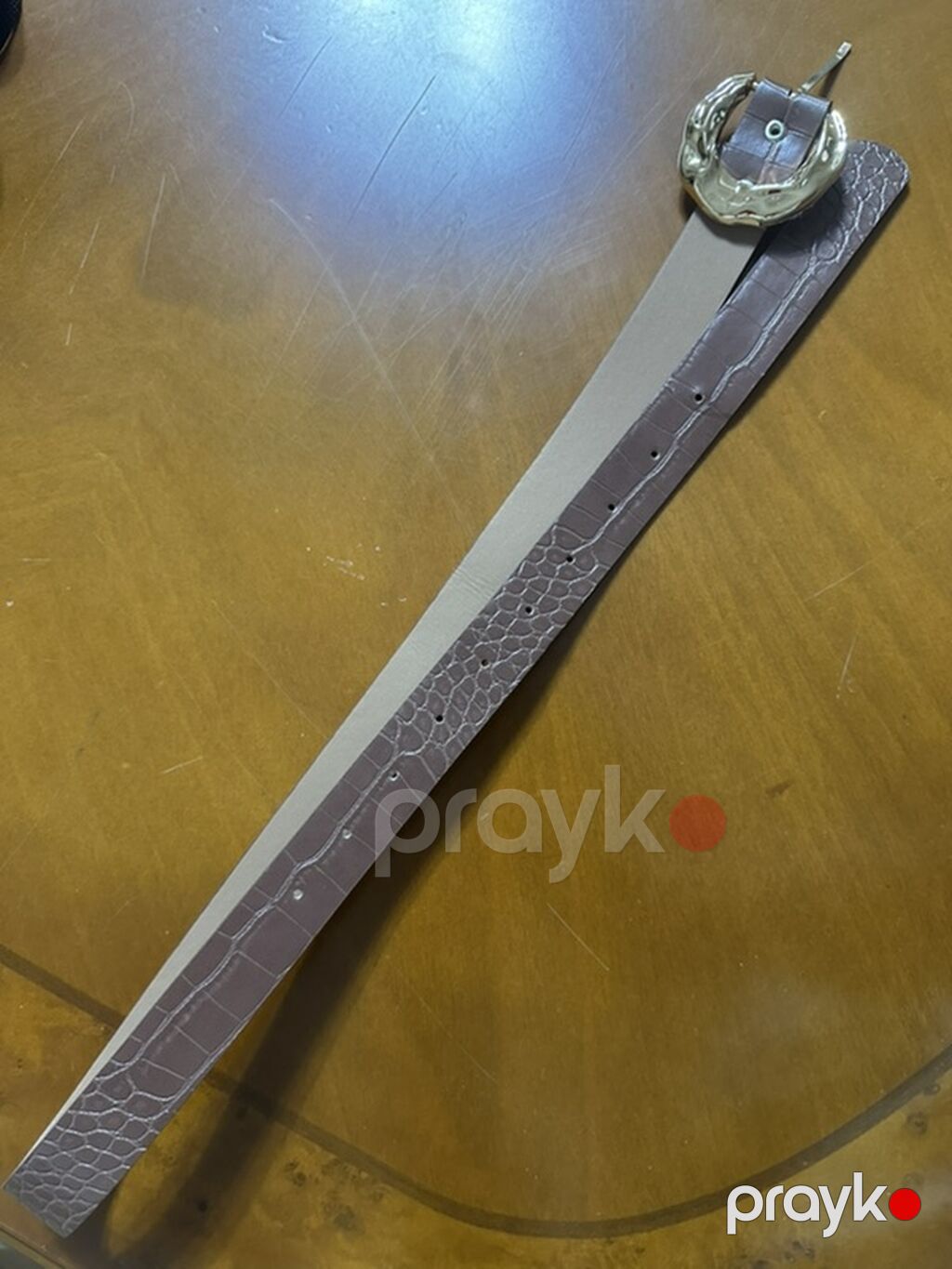 Ralph Lauren Polo kəməri – açıq mavi rəng - Material: hamar teksturalı — Kəmər, Digah (9)
