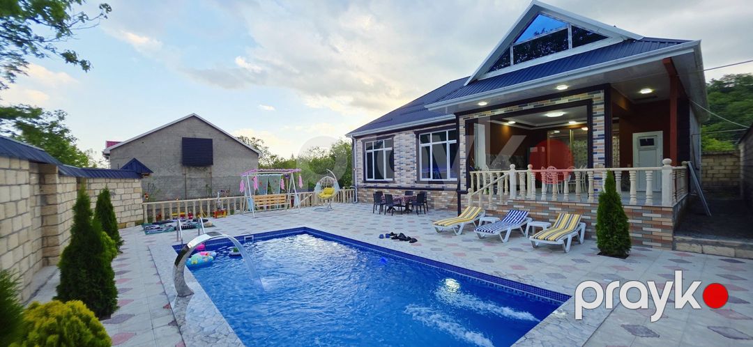 İcarəyə verilir 3 otaqlı həyət evi/bağ evi 100 m² — Ev, villa, Qəbələ (2)