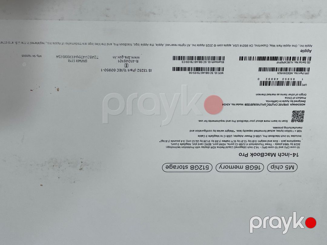 Apple MacBook Pro 14” M5 / 16GB / 512GB — Noutbuklar, Bakı (4)
