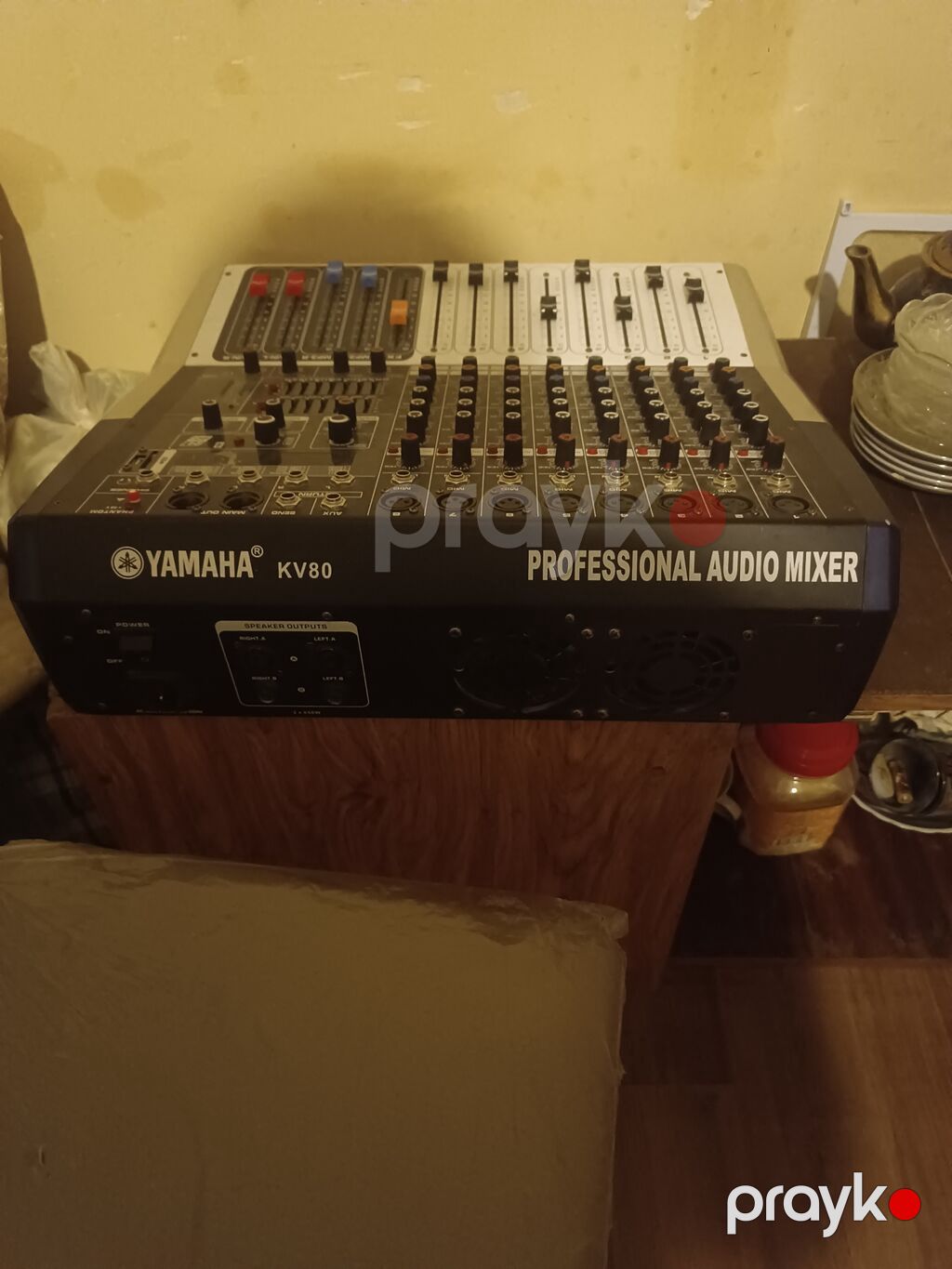 Yamaha KV80 gücləndiricili miks pultu - 8 mono kanal: hər kanalda XLR — Studiya və konsert üçün, Beyləqan (5)