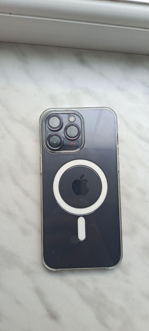IPhone 14 Pro Max, 256 GB, Deep Purple, Barmaq izi, Simsiz şarj, Face ID — Saray