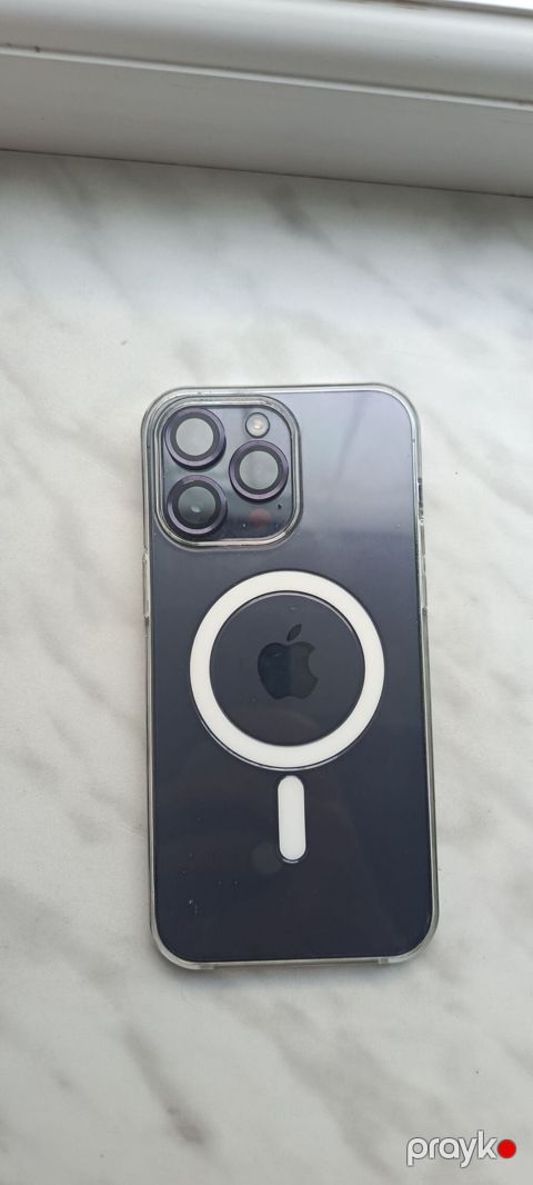 IPhone 14 Pro Max, 256 GB, Deep Purple, Barmaq izi, Simsiz şarj, Face ID — Saray