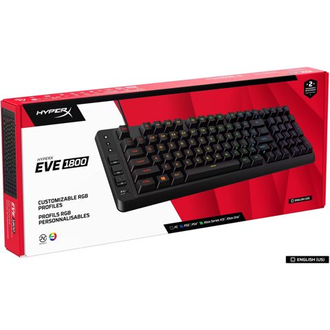 HyperX Eve 1800 (B7JE0AA) Gaming Keyboard — Bakı