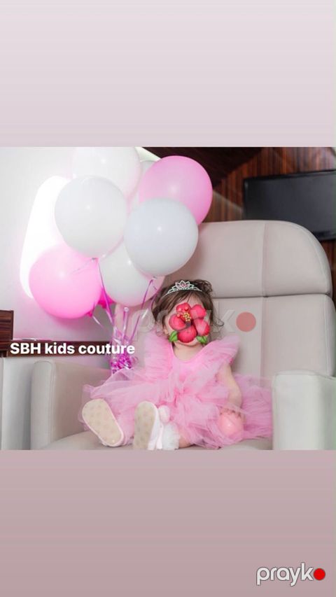SBH kids couture – Ana-qız uyğun dəst - Rəng: açıq çəhrayı - Stil — Digah