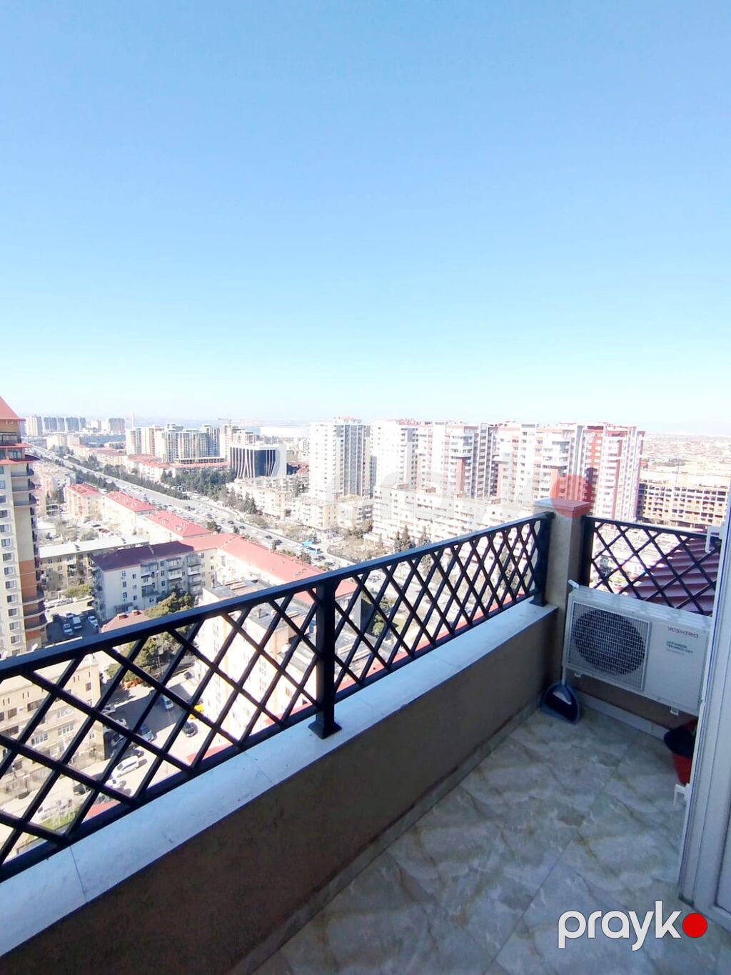 Qarayev Metronun üstü mertebe 19-18 3 otağ panaraması gözəl Təmirdən — Mənzil, Digah (5)