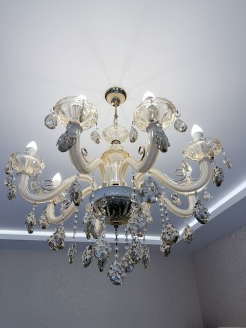 Çılçıraq, 8 lampa, Şüşə — Bakı