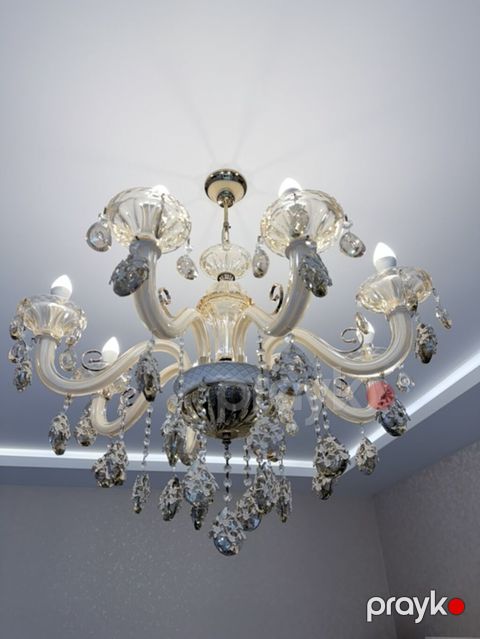 Çılçıraq, 8 lampa, Şüşə — Bakı