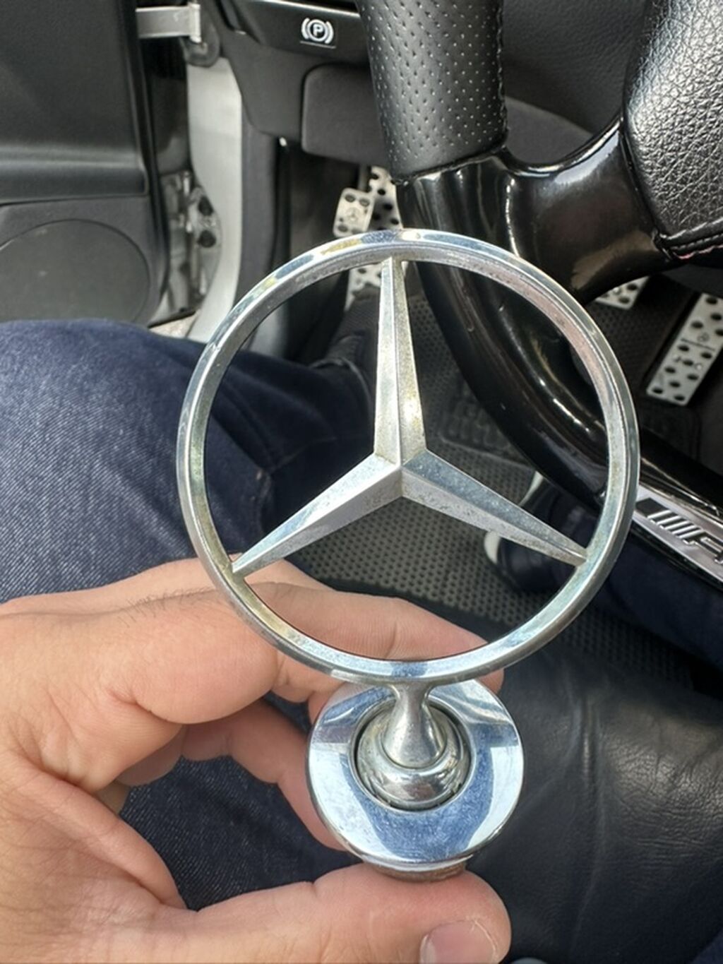 Mercedes-Benz kapot emblemi idiyal vəziyətdə Xromdu paslanmır ünvan — Digər, Bakı (2)