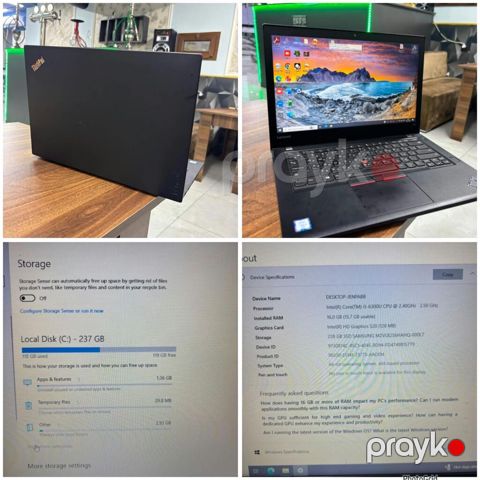 Lenovo ThinkPad noutbuk satılır — 250 AZN Noutbuk işlək vəziyyətdədir — Bakı