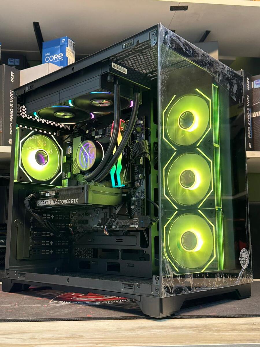 Gaming PC RTX 5060 8GB Ryzen 5 9600X 16GB DDR5 6000 MHZ 1TB Nvme M.2 SSD — Masaüstü kompüterlər, Bakı (4)