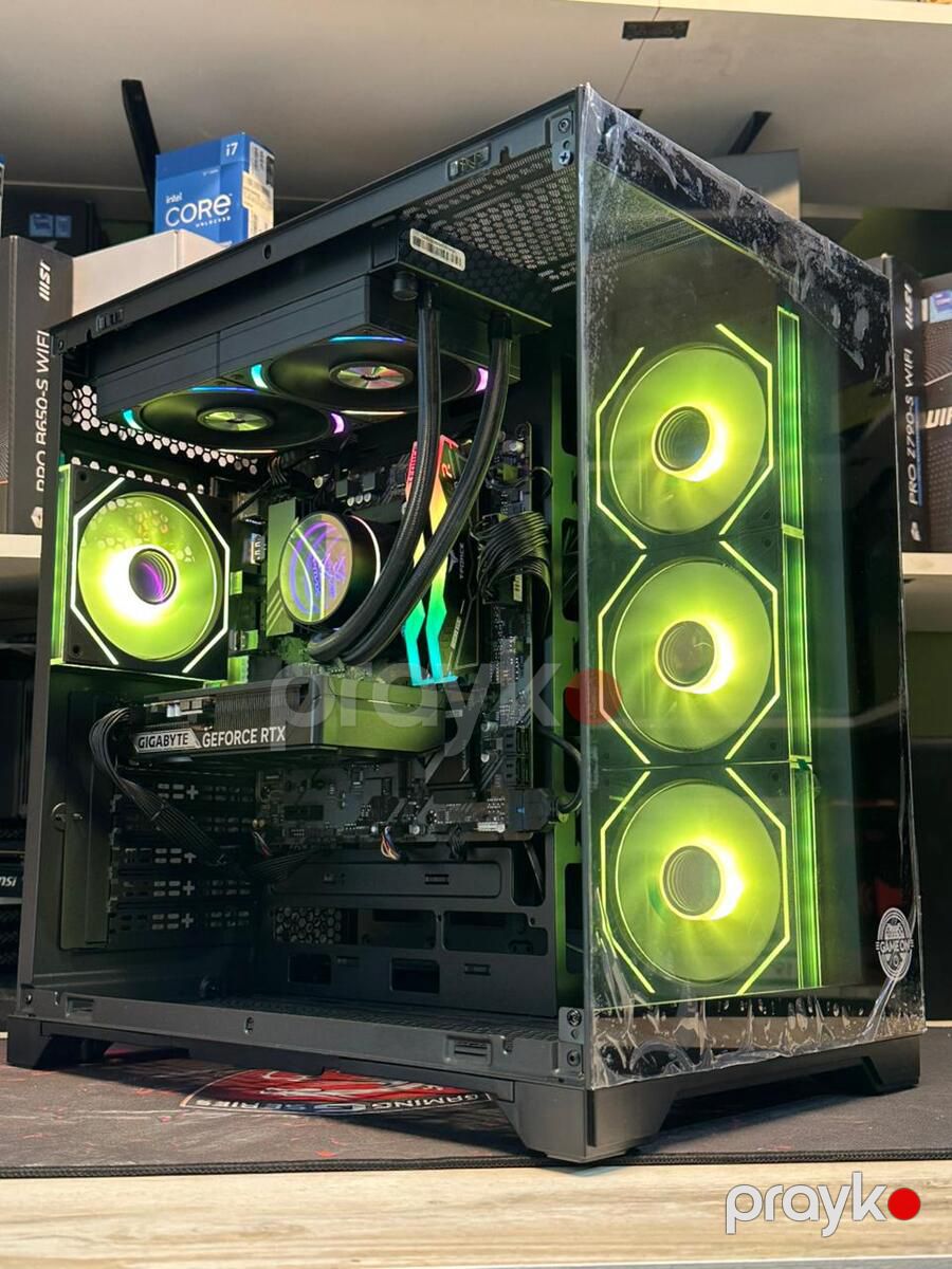 Gaming PC RTX 5060 8GB Ryzen 5 9600X 16GB DDR5 6000 MHZ 1TB Nvme M.2 SSD — Masaüstü kompüterlər, Bakı (4)