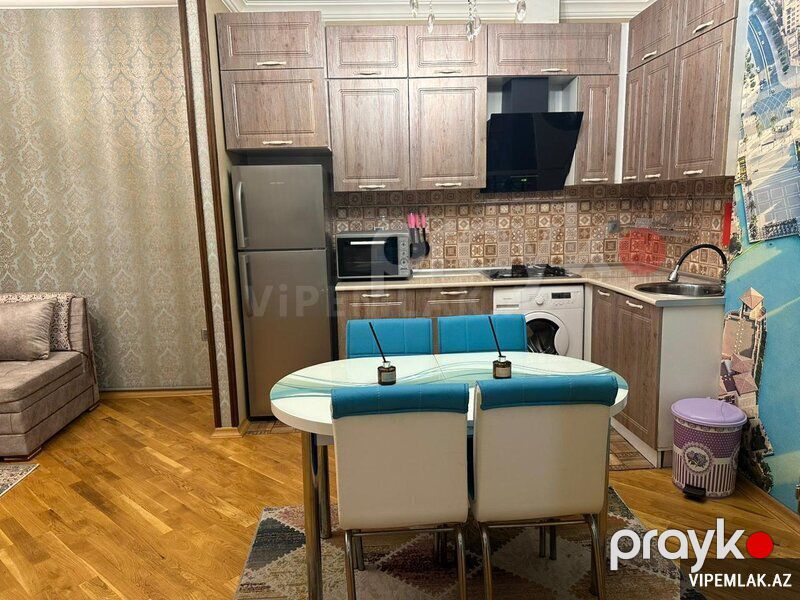 Xətai rayonunda 2 otaqlı Yeni tikili Kirayə verilir, 70 m² — Mənzil, Bakı (2)