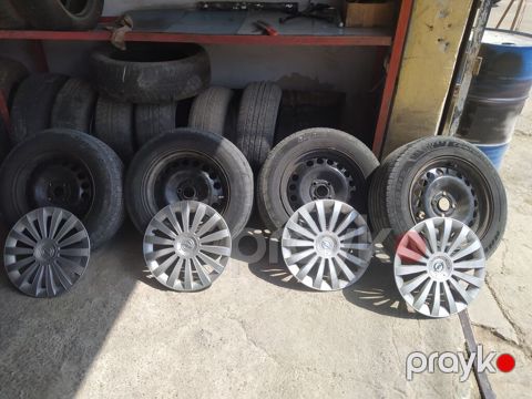 Məhsul: 4 ədəd təkər diski komplekti (dəmir disk + “Opel” loqolu — Digah